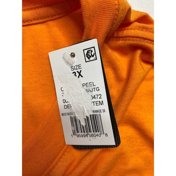 Plus Size Graphic Top Women's 3X‎ Orange Black Halloween Holiday Ghost Cute NEW - Picture 8 of 11